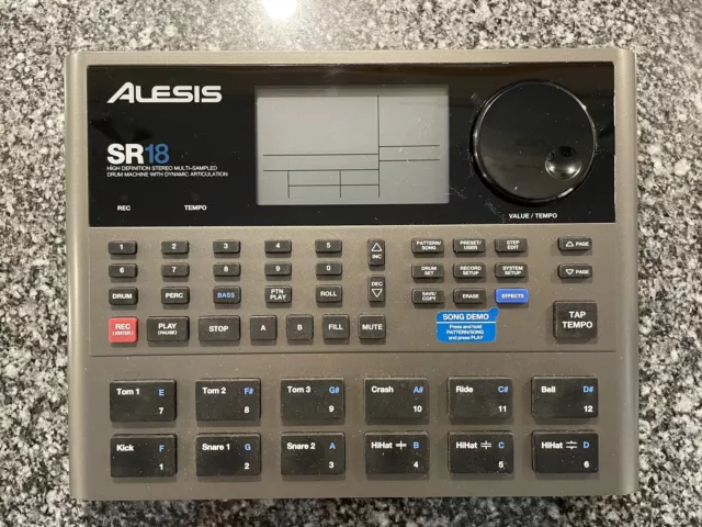 Alesis SR18 Drum Machine With Effects Engine