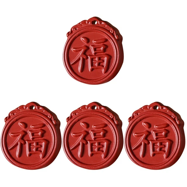 4 PCS Accessories Zodiac Rabbit Pendants Beads 2023 Year Charms