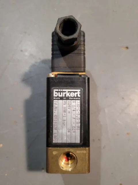 BURKERT Type 0330 - Électrovanne à armature battante et action directe  3/2