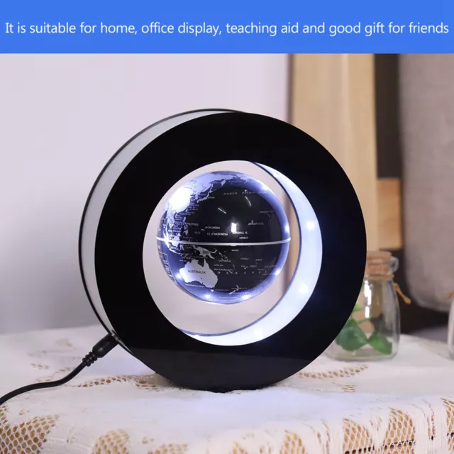 Electronic Magnetic Levitation Floating Globe With LED Light Home Disp 4774 SD