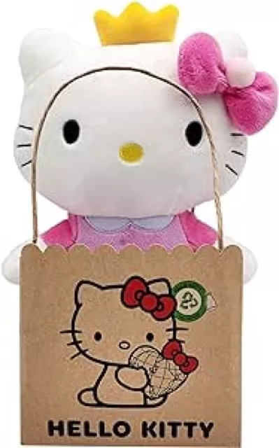 Hello Kitty Princess Eco Plush 24 cm inwiederverwendbarem Kartontäschchen