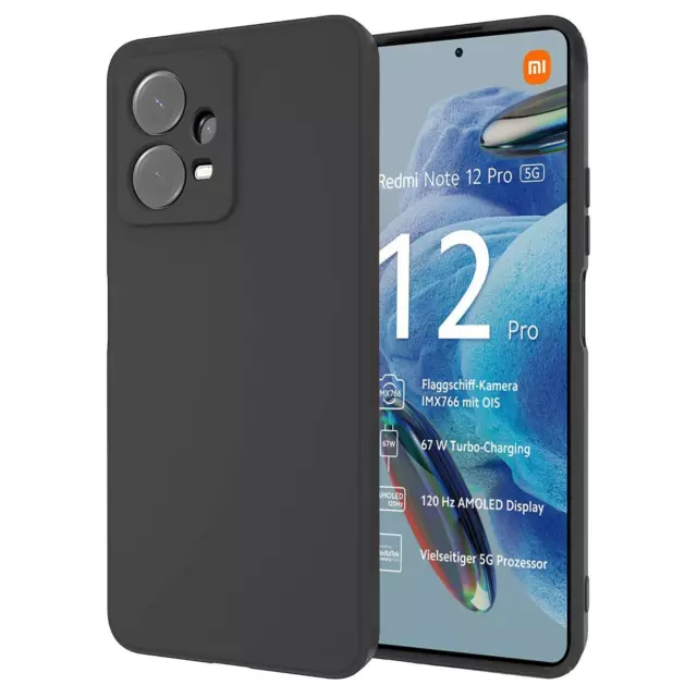 Schutzhülle für Xiaomi Redmi Note 12 Pro 5G Handy Hülle Slim Case Cover Tasche