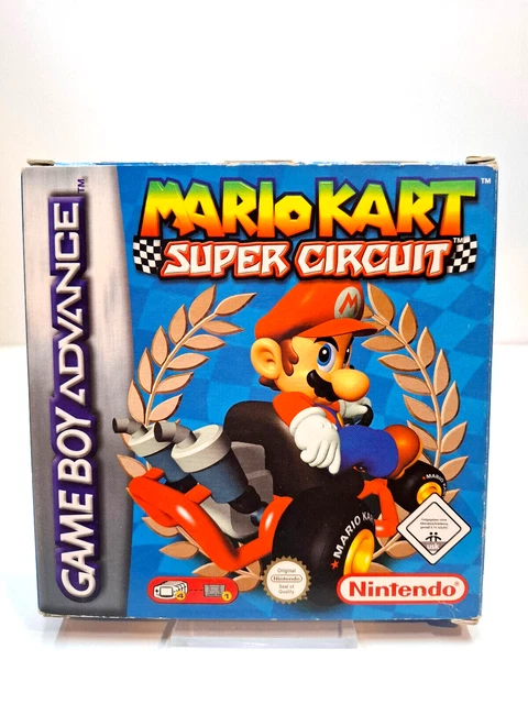 Mario Kart Super Circuit Sur Game Boy Advance - PAL, Complet, Très Bon état