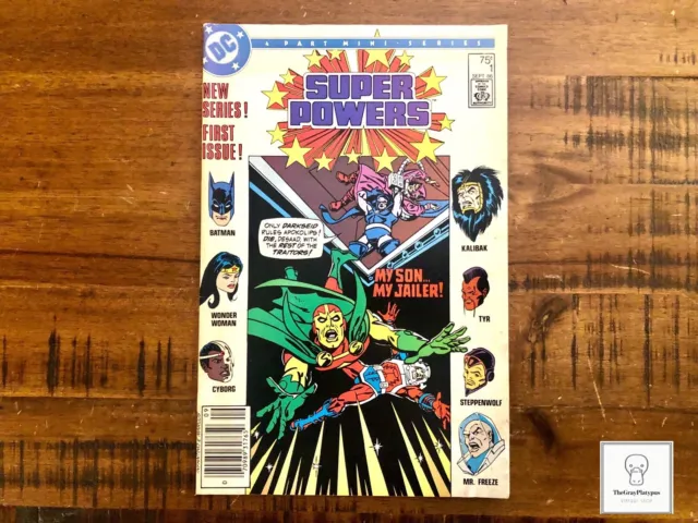 1986 Super Powers #1 Comic Book / VF-FN / DC Comics / Gift / VIntage / Retro