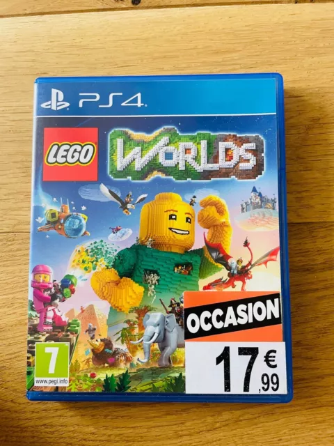 JEU Playstation 4 PS4 Lego Worlds en bon état avec boitier PAL