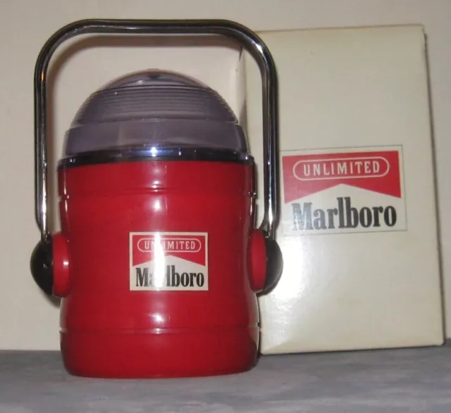 Vintage Marlboro Unlimited Gear Camping Lantern Flashlight Lamp Red with  Handle