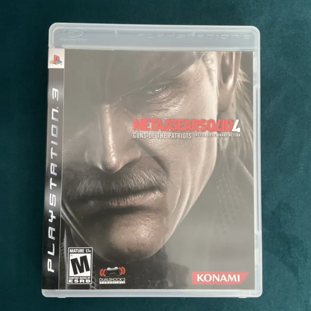 Metal Gear Solid 4 Guns Of The Patriots Sony Playstation 3 PS3 Video Game