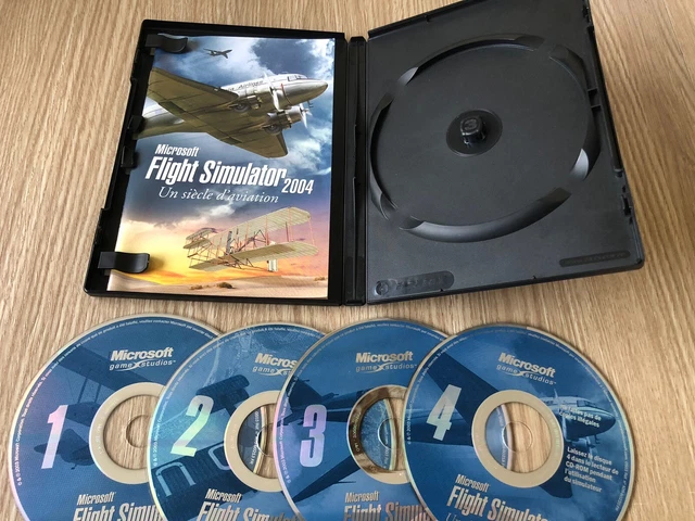 Jeu PC Microsoft Flight Simulator 2004 : Un Siècle D'Aviation - Version FR - Bon État