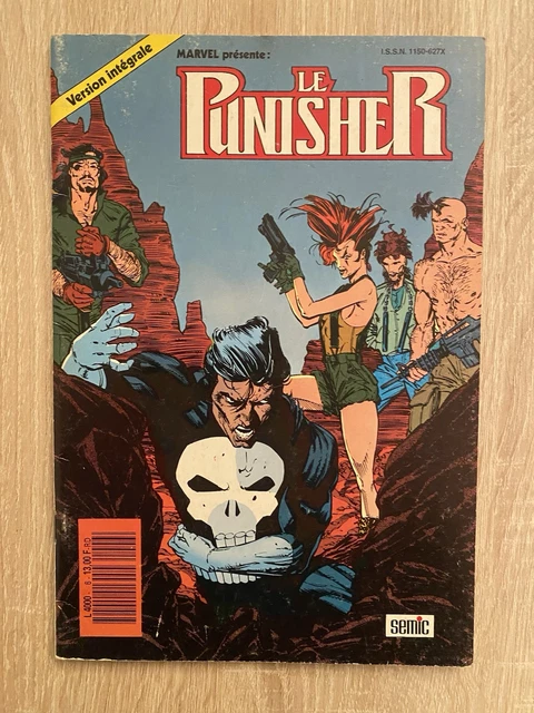 Couverture Originale Punisher N°6 Semic De Novembre 1990 - Dessin Whilce Portacio