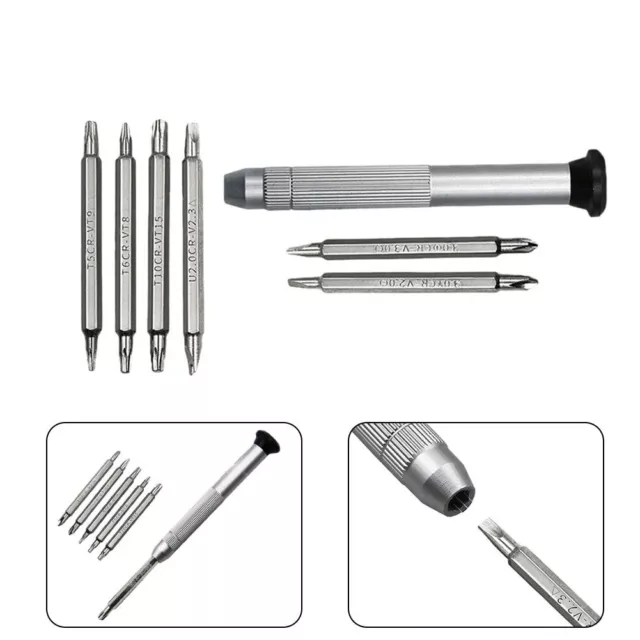 Handwerkzeug Schraubendreher Set Silber 7pcs Nützlich Reparaturwerkzeug