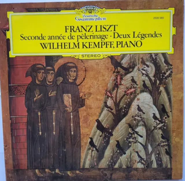 Franz Liszt Deux Légendes Deutsche Grammophon LP Album vinyl record N Mint