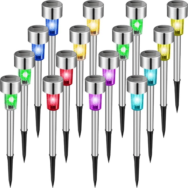 Lampshades MultiColour Solar Power Lawn Light LED Garden Light Garden Light