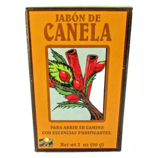 Canela Jabon Espiritual Atrea Amor / Cinnamon Spiritual Soap Attracts Love 3oz