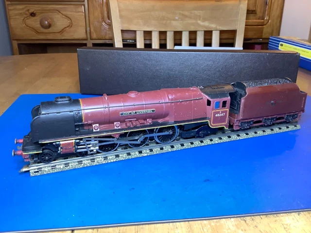 Hornby Dublo 3 Rail 3226 BR 4-6-2 Princess Coronation City Of Liverpool Serviced