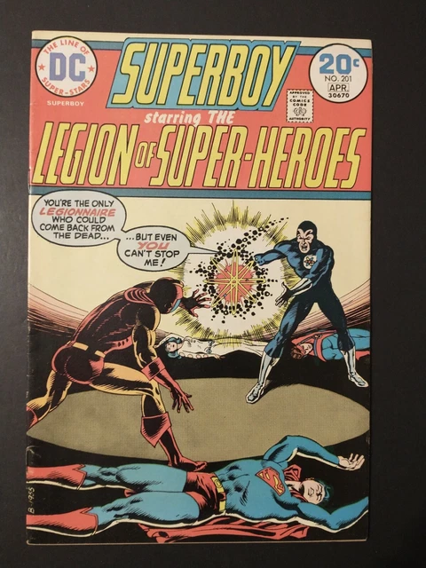 Superboy 201, 1974, DC. Grade: FN/VF (7.0)