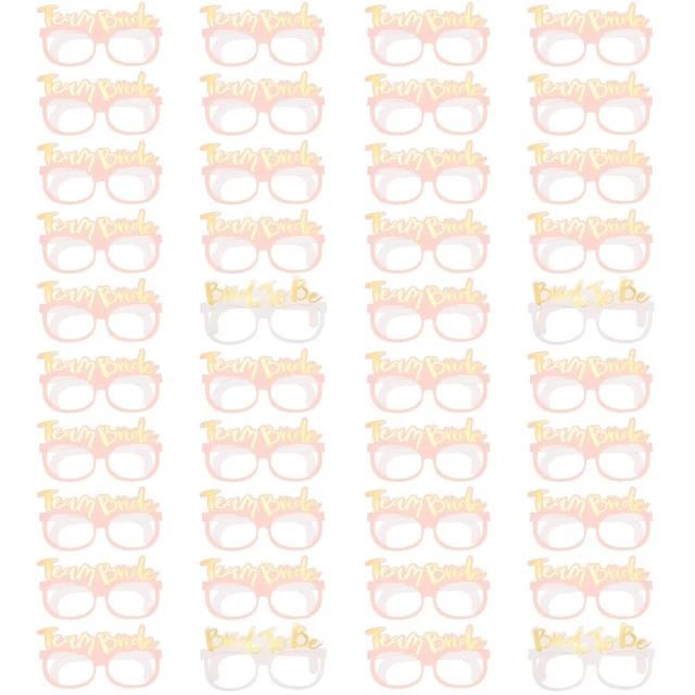 40 un. gafas divertidas para fiesta de compromiso gafas vintage