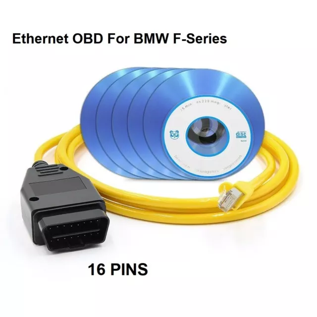 ENET Compatible Ethernet OBDII Interface Diagnostic Scanners For bmw F-Series