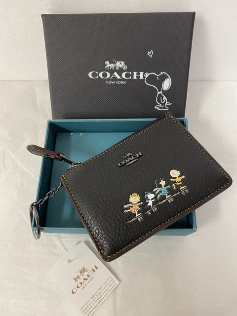 超レア！Coach X Peanuts MINI SKINNY ID CASE 在庫確認ください 超レア！Coach X Peanuts MINI SKINNY ID CASE 在庫確認ください