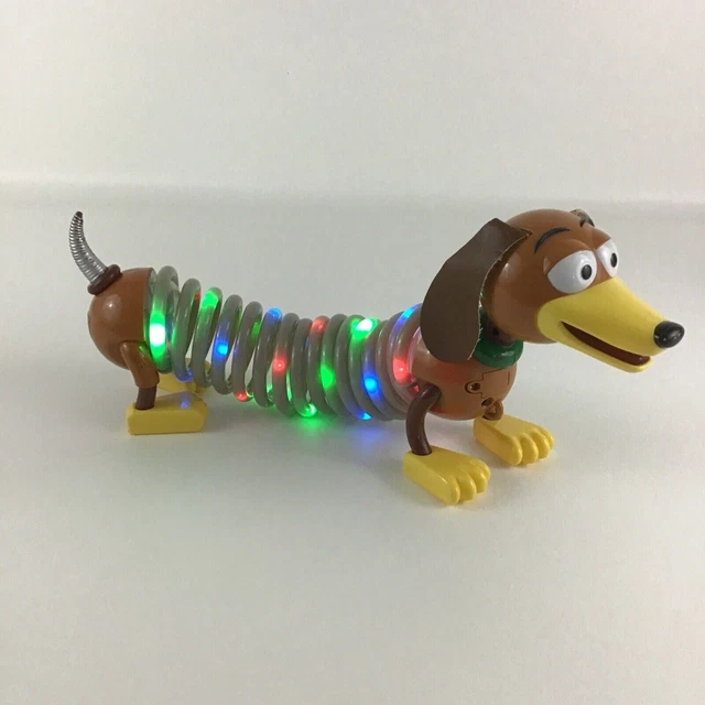 DISNEY TOY STORY Slinky Dog Light Up Stretch Pup Light Show Action