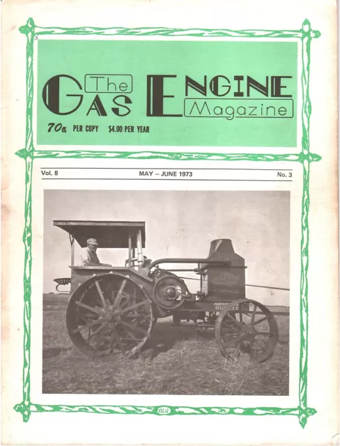 Wallis Tractors, Rumely Oil Pull Model E, Economy Engine, Root & Van Dervoort