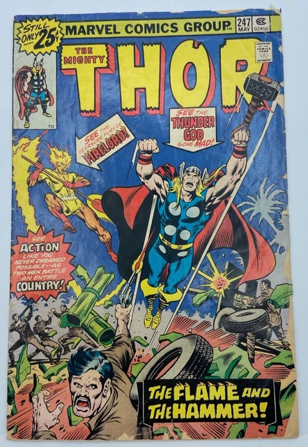 The Mighty Thor Vol. 1 No. 247, Vintage May 1976 Marvel Comics