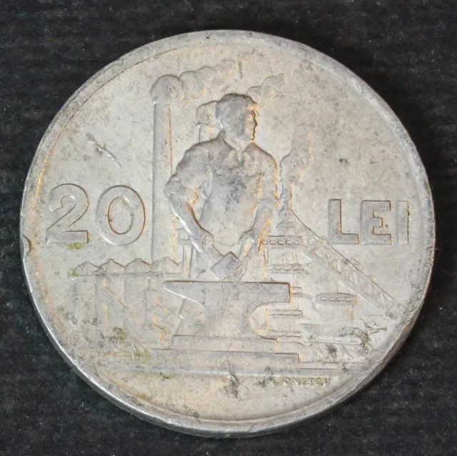 ROMANIA 20 Lei 1951 - Aluminum - VF - 817