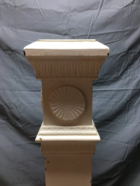 Antique Decorative Shabby Newel Post VTG Chic Mission 8x54 Staircase 663-22B 3