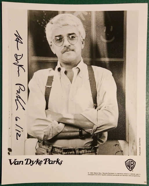 Van Dyke Parks Hand Signed B&W Photo 8"x10" Smile Beach Boys