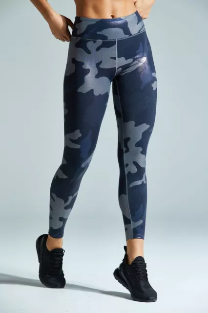 GUERRA LEGGING NOLI Yoga Blue Camo print Workout pants 23.70