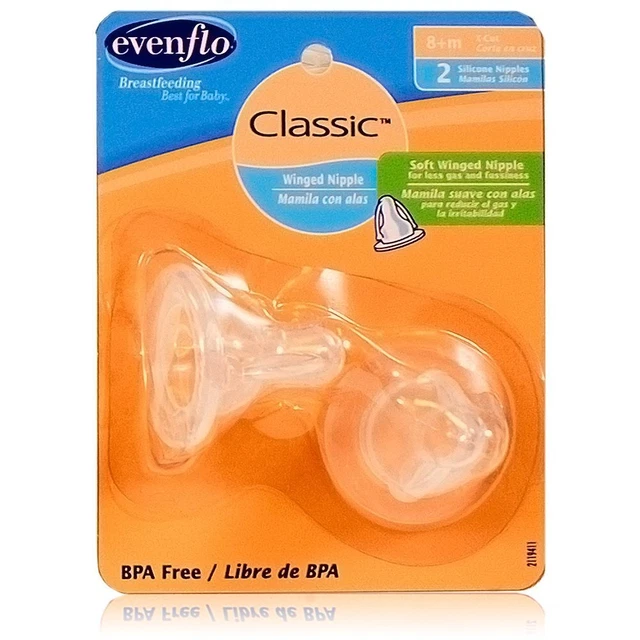 Evenflo Feeding Classic Winged Nipple X Cut