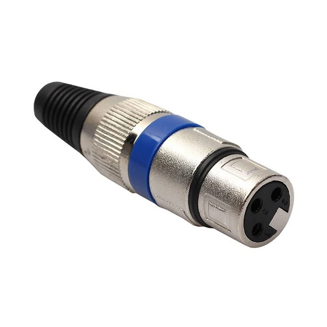 10x XLR 3Pin Male & Female MIC Jack Plug Audio Microphone Wire Cable Connector 3