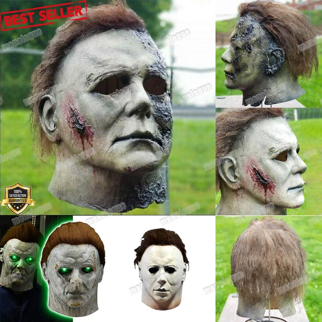 Michael Myers Kills Mask Scary Horror Murderer Halloween Cosplay Adult Full Head