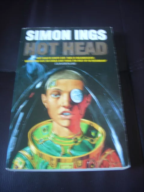 HOT HEAD by SIMON INGS - SIGNED PAPERBACK