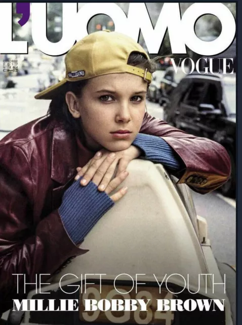 L'UOMO VOGUE MAGAZINE October 2017 MILLIE BOBBY BROWN Sam Smith FERGIE
