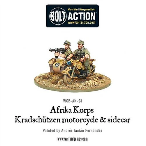 Afrika Korps Kradschutzen Motorcycle with Sidecar Unboxing : r/BoltActionGaming