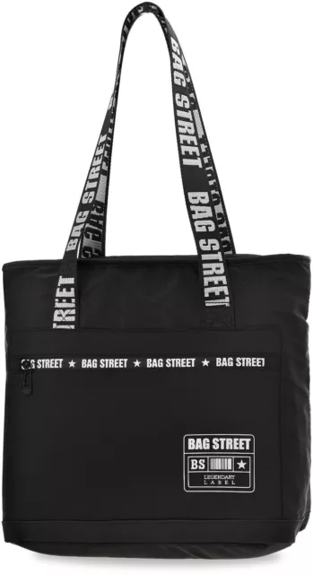 Bag Street City Damentasche Einkaufstasche Handtasche shopperbag schwarz