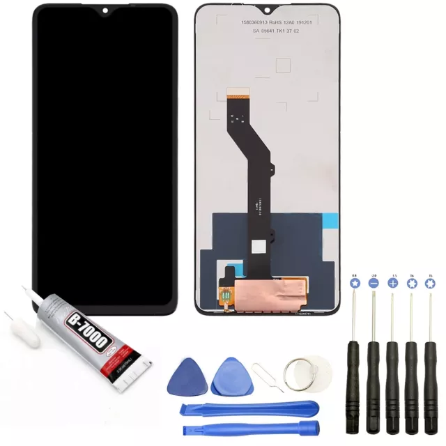 Vitre Tactile + Ecran  Lcd Pour Nokia 5.3 6.55" Noir + Outils + Colle