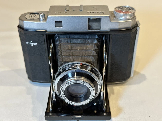 Vidéo [Pour Pièces] Mamiya 6 Six P 6x6 Film Camera / Zuiko 75mm F/3.5 Copal...