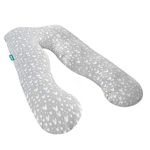 Pregnancy Full Body Pillow Cover U-Shaped (Cover Only), Super Soft Pillowcase...