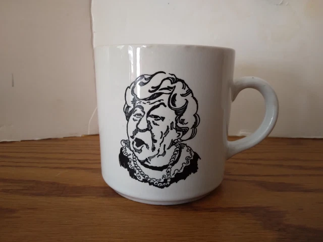Vintage Where's the Beef Wendy's 1984 Coffee Mug Clara Peller
