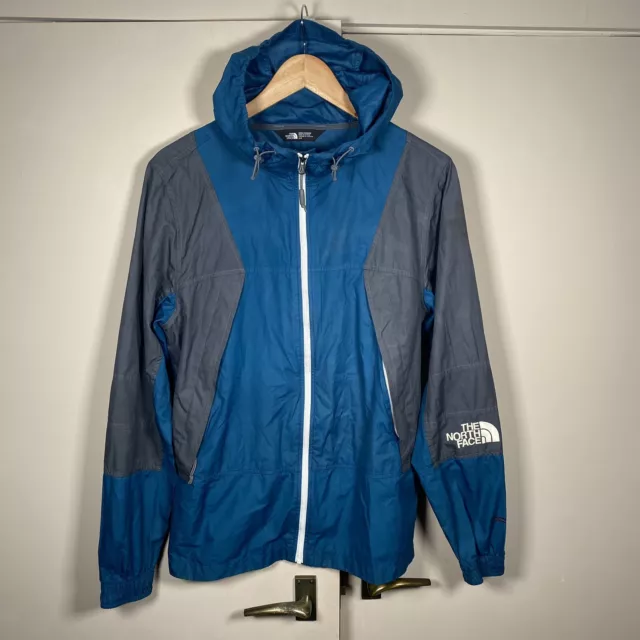Mens The North Face 1985 Windwall Windbreaker Zip Up Jacket Coat Blue Size Small