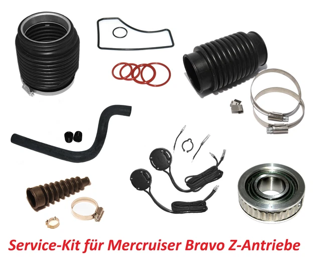 SERVICEKIT MERCRUISER BRAVO ZAntriebe Gimbal Lager Trimgeber