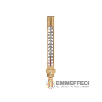 Caleffi TERMOMETRO 0-120° da 80mm CALEFFI ATTACCO 1/2" POSTERIORE 