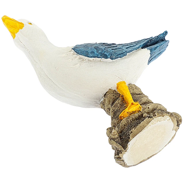 Möwe-Skulptur Garten Vogel Statue Vögel Figuren Ornamente Micro Landschaft Vogel