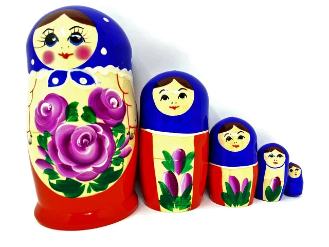 Matroschka Matruschka Babuschka Matrioschka Matrjoschka Russische Puppen set