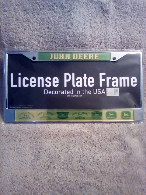 WinCraft John Deere License Plate Frame Vintage