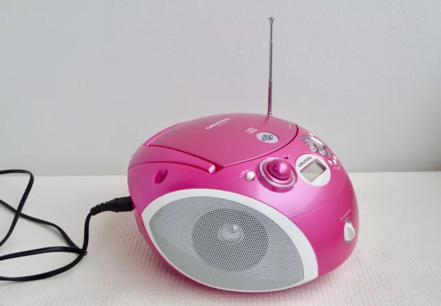 Grundig RCD 1440 USB, CD - MP3 Player, FM Radio, Pink, Tragbarer CD Player *TOP*