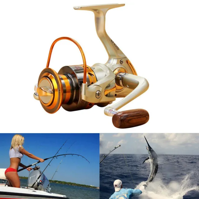 SPINNING FISHING REEL, DC1000~7000, 13 Ball Bearing, 5.2:1 Gear Ratio  $12.00 - PicClick