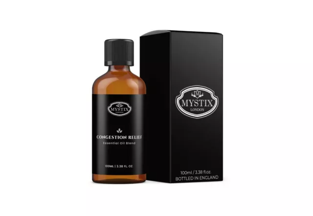 Mystix London | Congestion Relief Essential Oil Blend - 100% Pure - 100ml