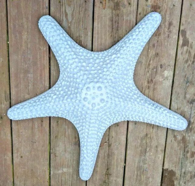 Starfish Huge White Metal Cast Iron? Wall Decor Nautical Mermaid Beach House